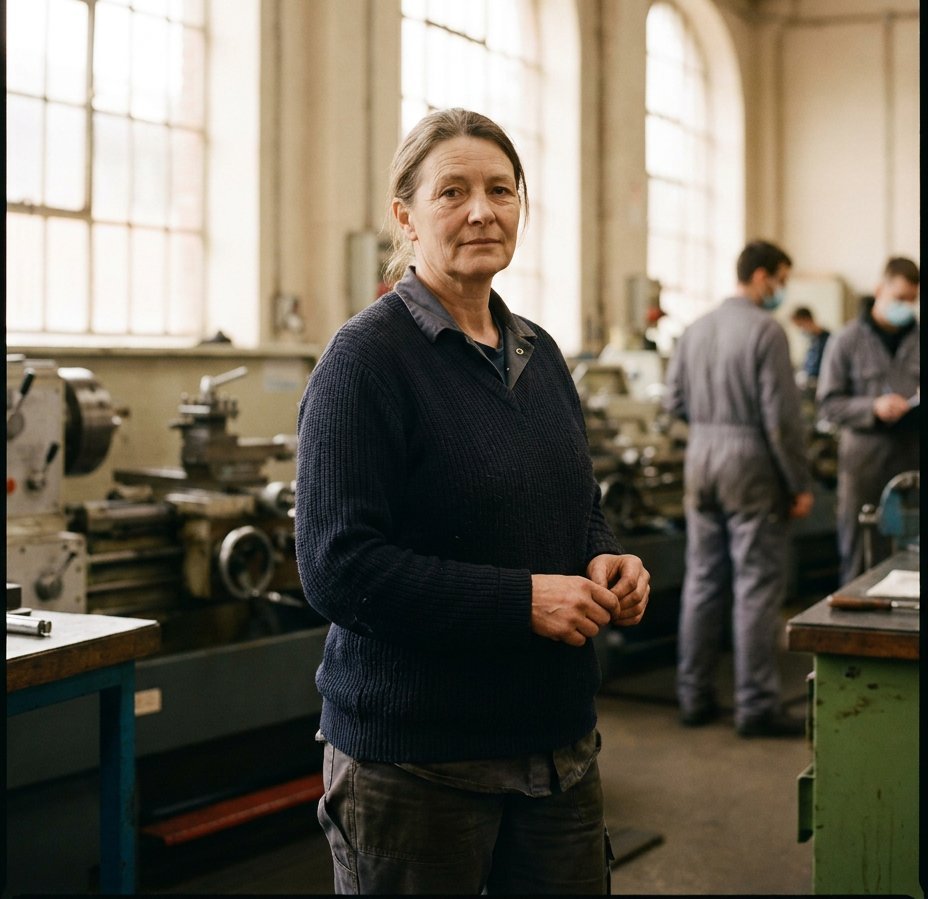 An owner at ease in their own business